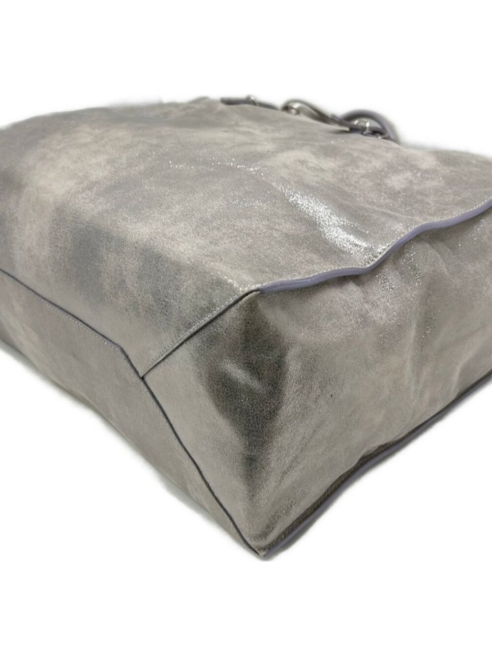 ★SOLD★ Balenciaga Tote the Paper Silver Leather - Picture 6 of 12